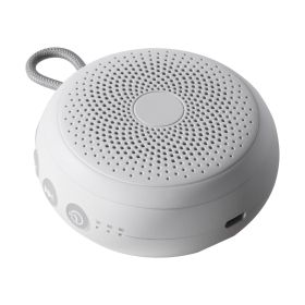 Sound Machine, 20 Soothing Sleep Sounds, 4-in-1 Hangable White Noise Sound Machine with Auto-Off Timer, Soft Ring Light