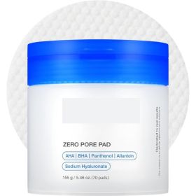 Zero Pore Toner Pads 2.0, Exfoliating Facial Pads For Pore Care, Daily Skin Cleansing & Refreshing Skincare (Option: white)