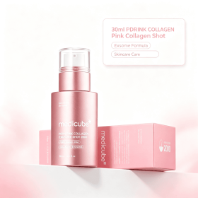 1.01oz Pink Collagen Exosome Facial Serum, Hydrating Glow Face Essence with PDRN Sodium DNA (style: Meticure - Essence 2000 pink)